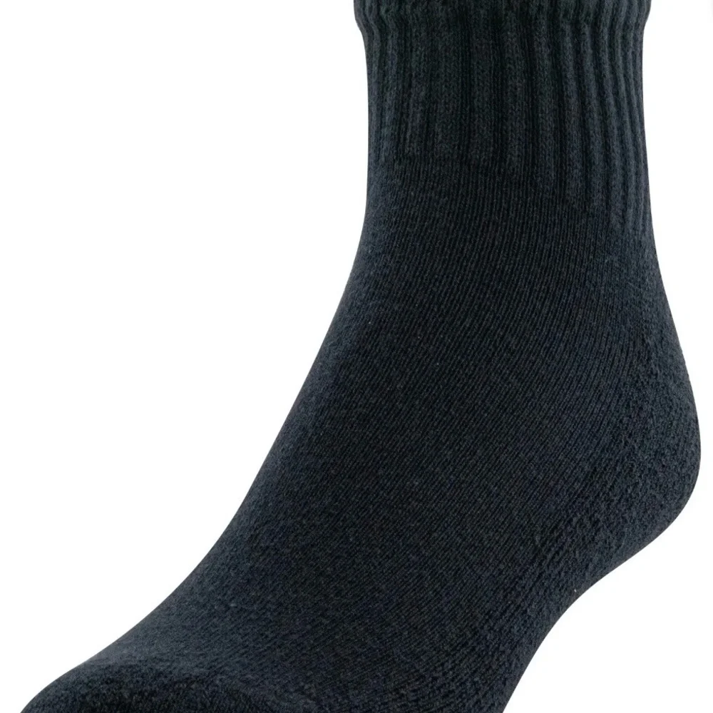 PowerSox Men's Cushion Quarter Socks, 12-Pack x2